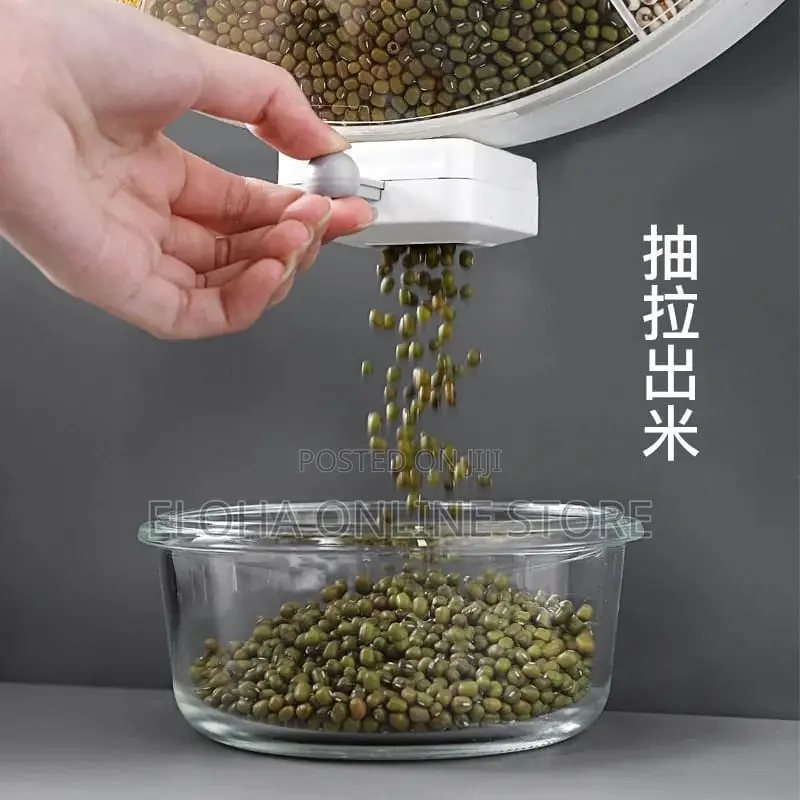 6 in 1 Wall Mount Storage Container Cereal Grain