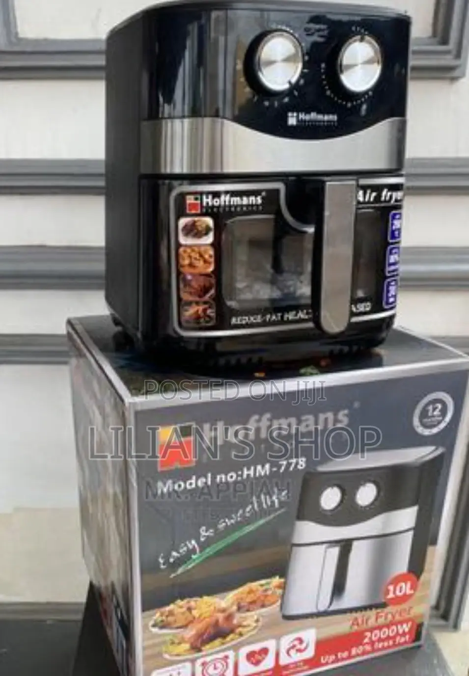 Hoffmans 10ltrs Air Fryer (2000w)