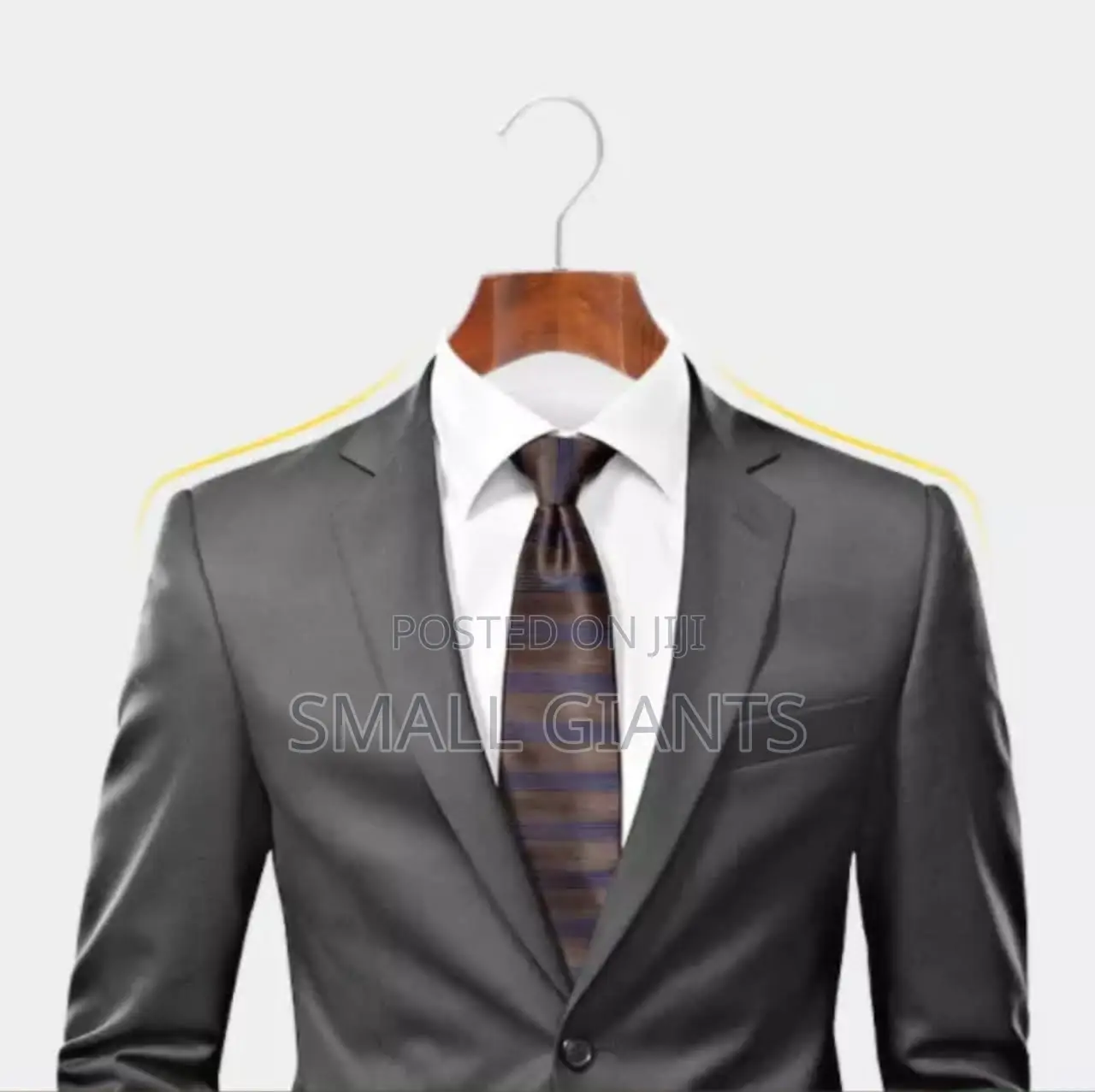 1pc Solid Wood Suit Hangers