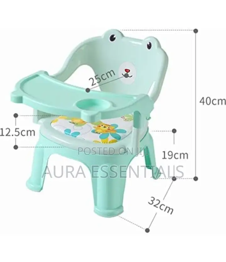 Children's Plastic Dinning Armchair Stool