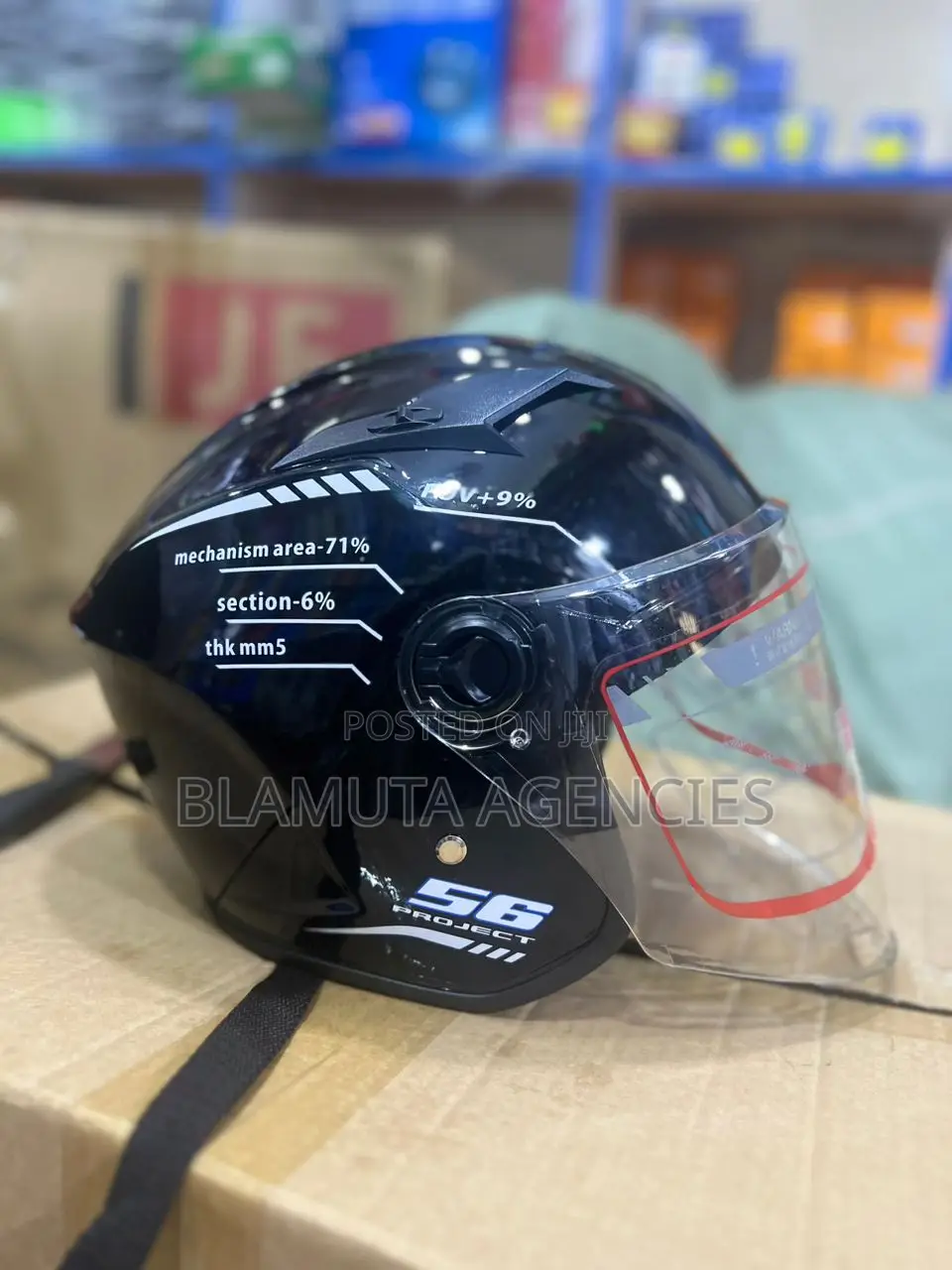 Riding Black Helmet