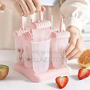 6 Ice Pop Makers, Popsicle Frozen Candy Lolly Ice Cream