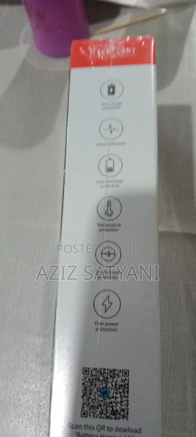 Excellent 20000mah Four Inbuilt Cables + LED Big Light PB