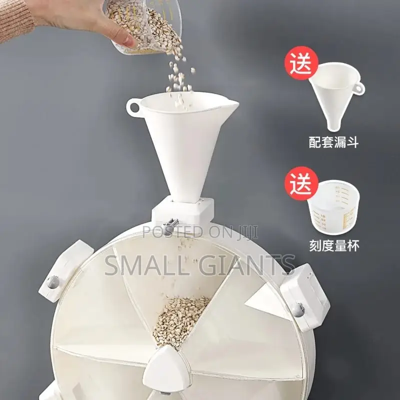 Wall-Mounted Grain Rotating Dispenser