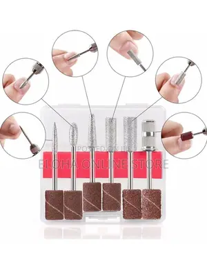 Electric Nail Drill With 6 Grinder Bits