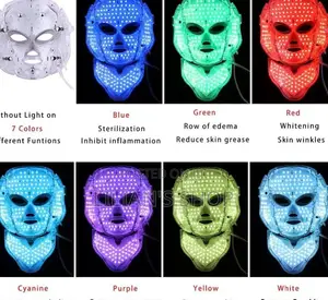 7 Colors Led Face Mask for Facial and Neck