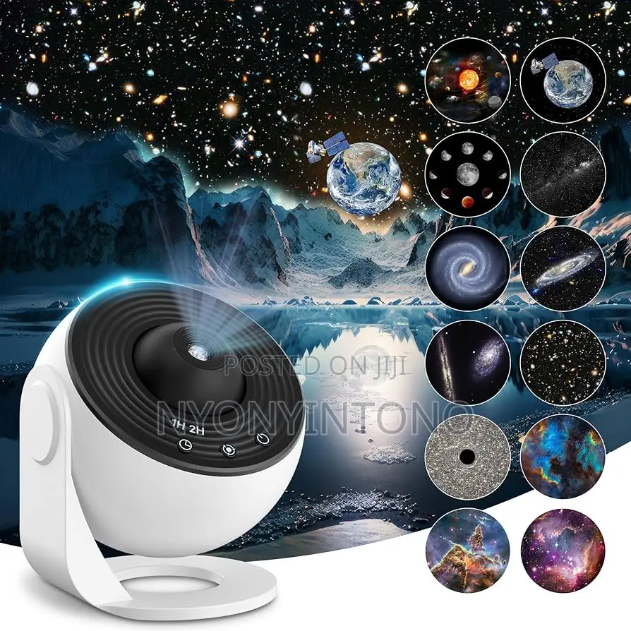 Galaxy Projector With 13 Different Scenes.