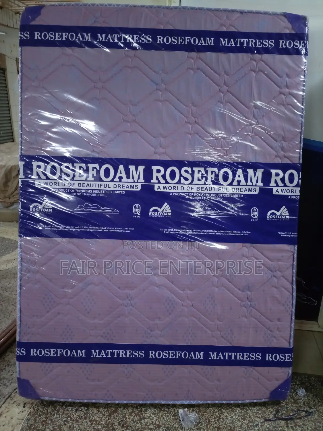 Rosefoam Mattresses High Density 3*6 By6 Inches