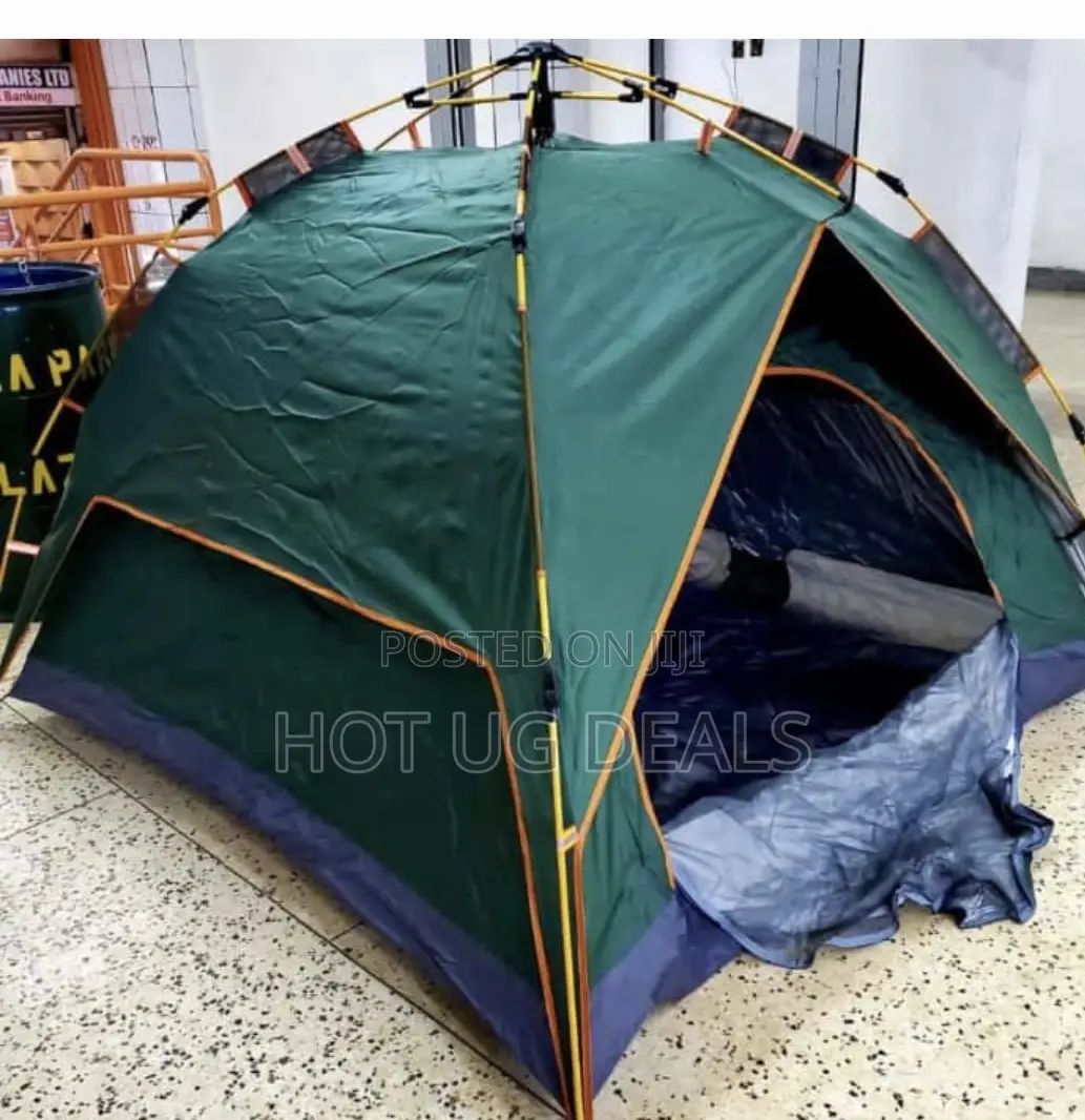 2/3 Person Camping Tent With Removable Rain Fly- Multicolor