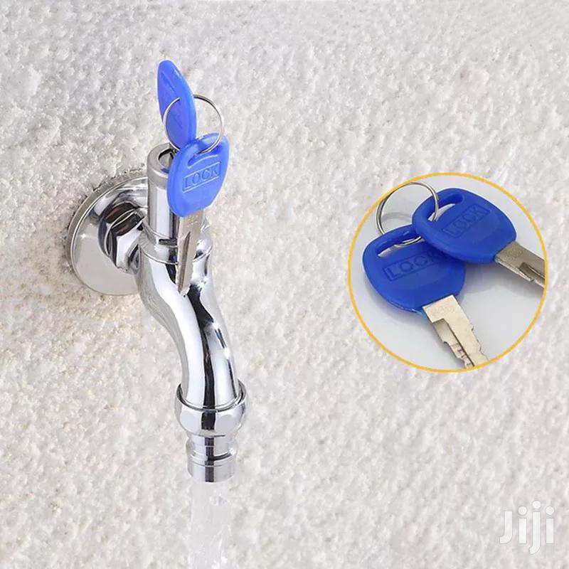 Modern Water Tap Faucet Household-outdoor With Lock Key Anti-theft