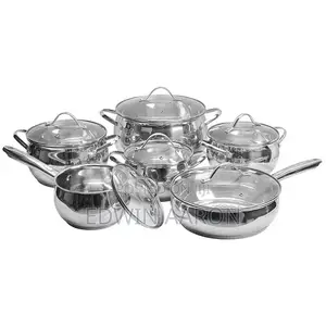 Stainless-Steel Cook Ware Set 12pcs