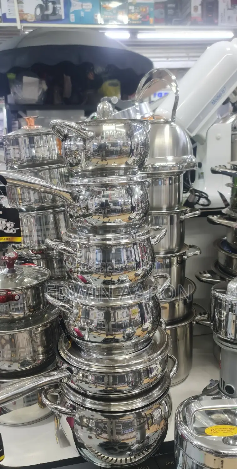 Stainless-Steel Cook Ware Set 12pcs