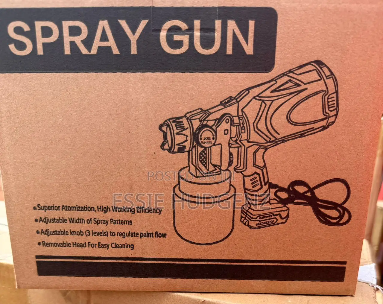 Rechargeable Spray Gun With 2batteries
