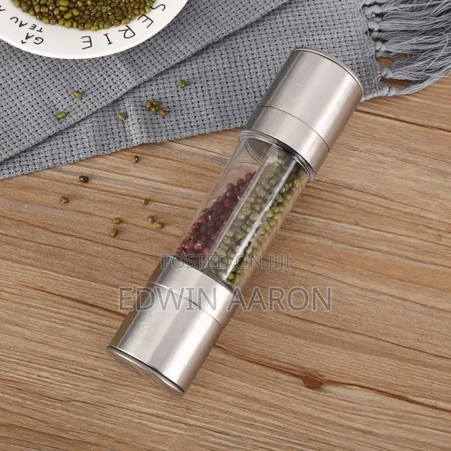 2 in 1 Dual Stainless Steel Salt and Pepper Grinder