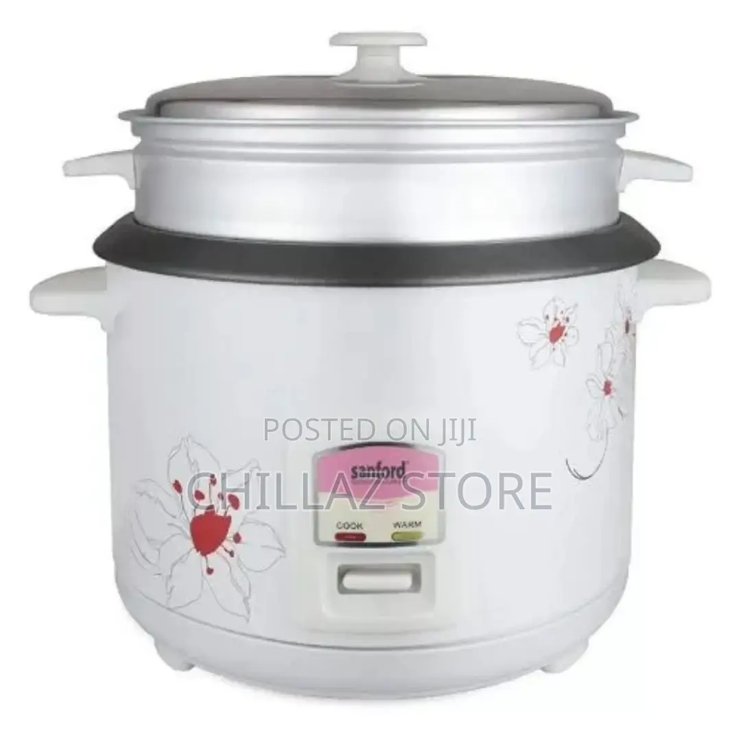Sanford 2. 8litre Rice Cooker Steamer Pot- White