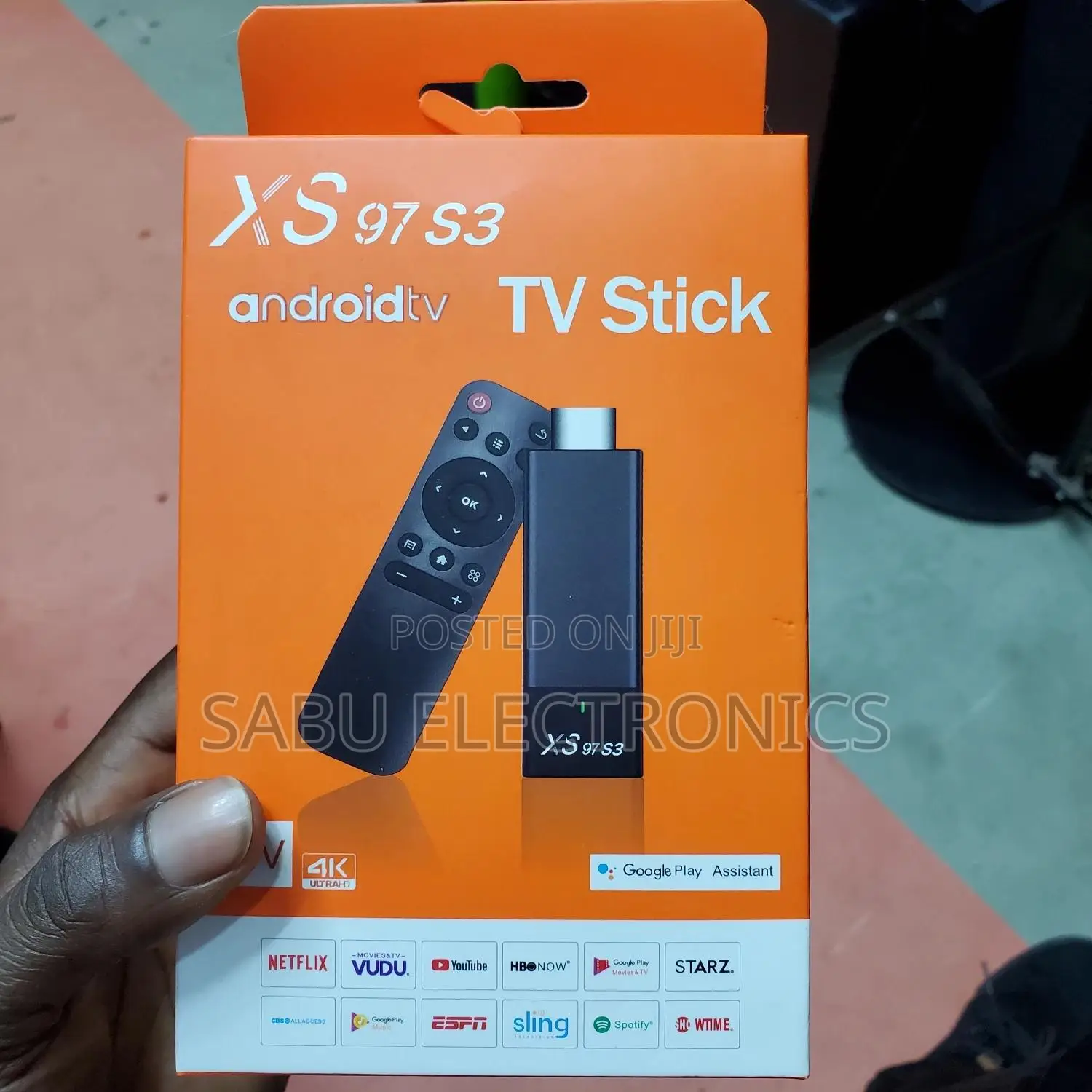 Android TV Stick XS97S3 With Google Play Assistant