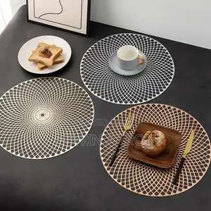 12pcs PVC Round Tablemats