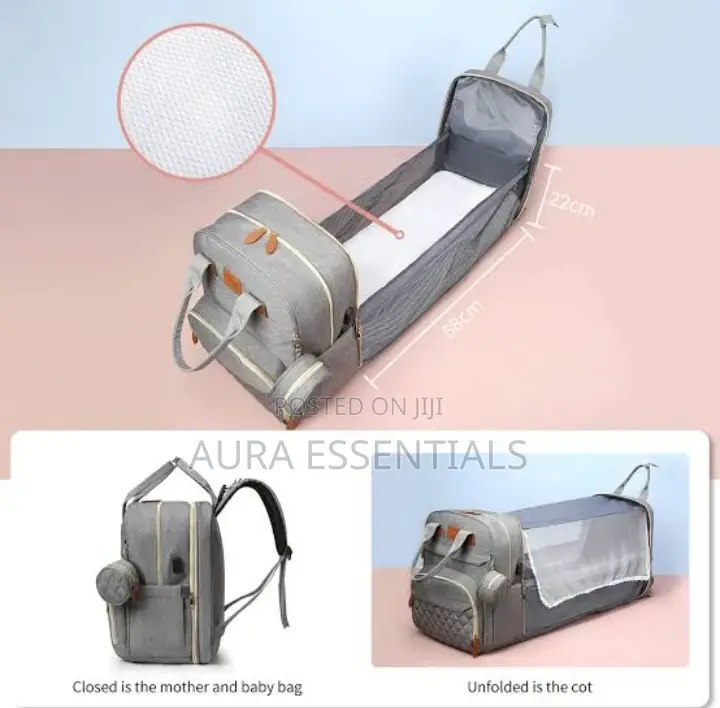 Elegant Portable Baby Crib Bag
