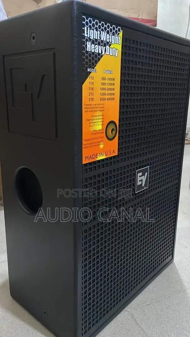 Heavy Duty 15” EV Speaker Monitor