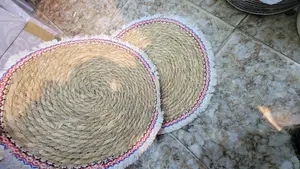 Fiber Round Unique Table Mats 12pics DZN