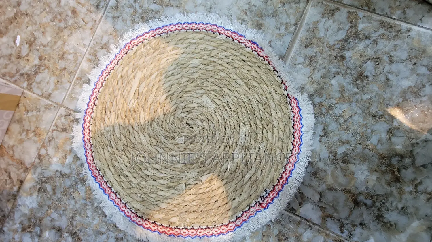 Fiber Round Unique Table Mats 12pics DZN