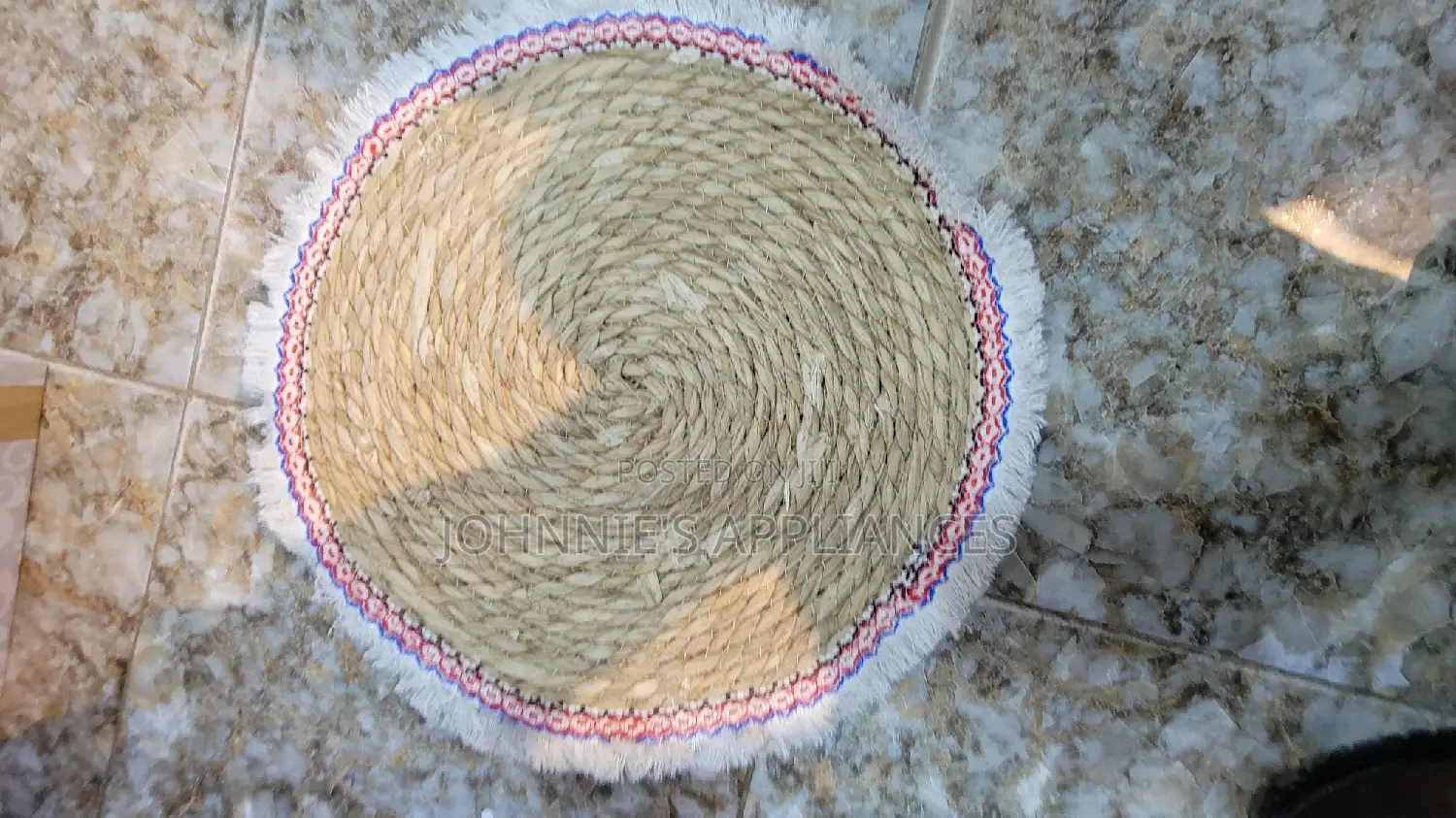 Fiber Round Unique Table Mats 12pics DZN