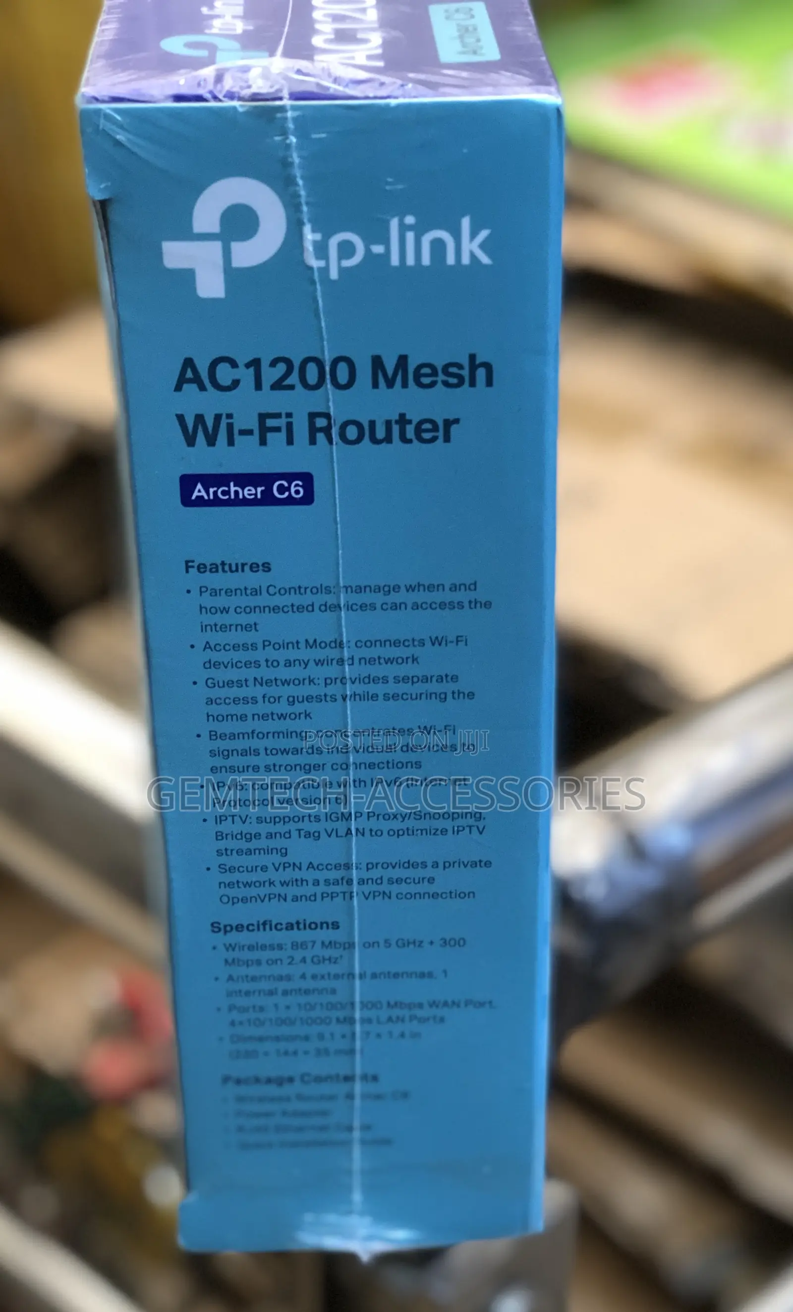 Archer C6 V2.8 AC1200 Wireless MU-MIMO Gigabit Router