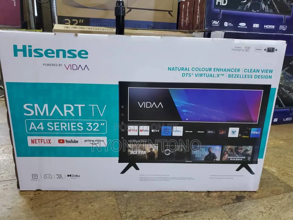 Hisense 32" Smart Tv With Bluetooth And Inbuilt Free To Air