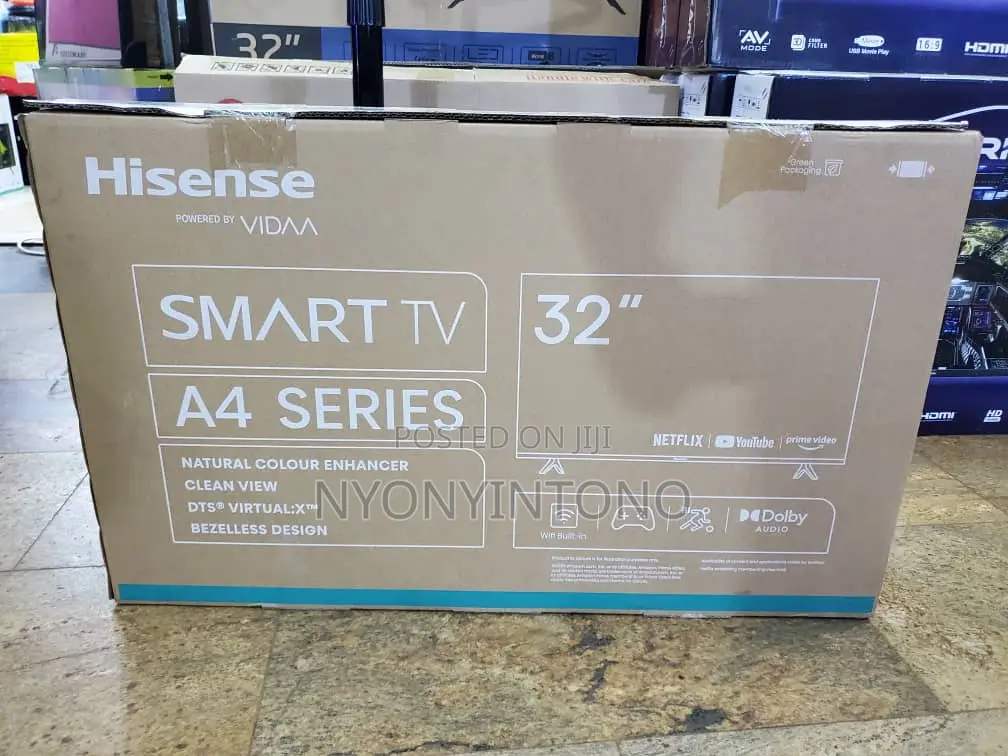 Hisense 32" Smart Tv With Bluetooth And Inbuilt Free To Air
