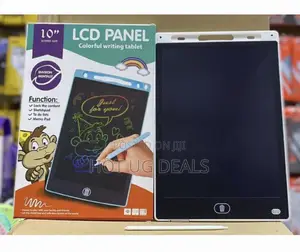 LCD Tablet Drawing Writing Board Kid Notepad - Multicolor