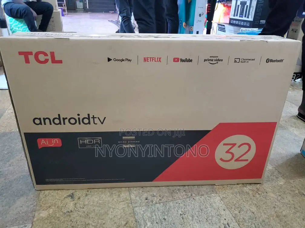 Tv 32" Smart Android TV With Inbuilt Free To Air Decorder