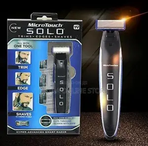 Black Micro Touch Solo Trimmer for Men