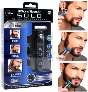 Black Micro Touch Solo Trimmer for Men