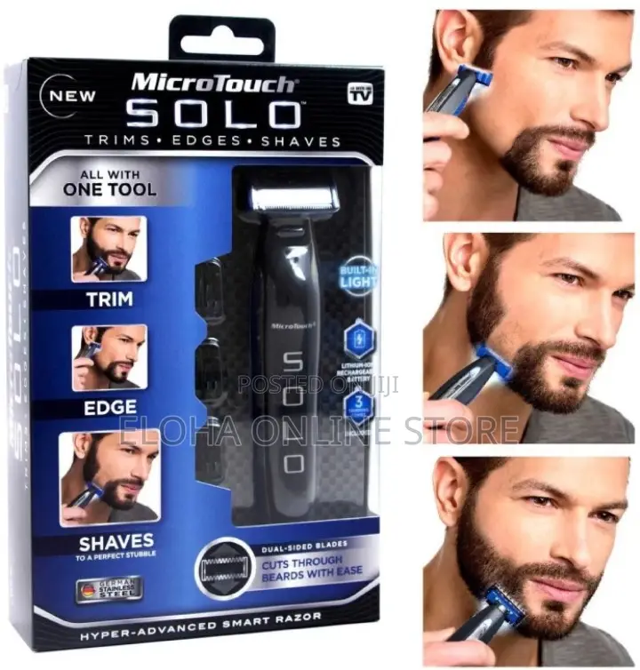 Black Micro Touch Solo Trimmer for Men