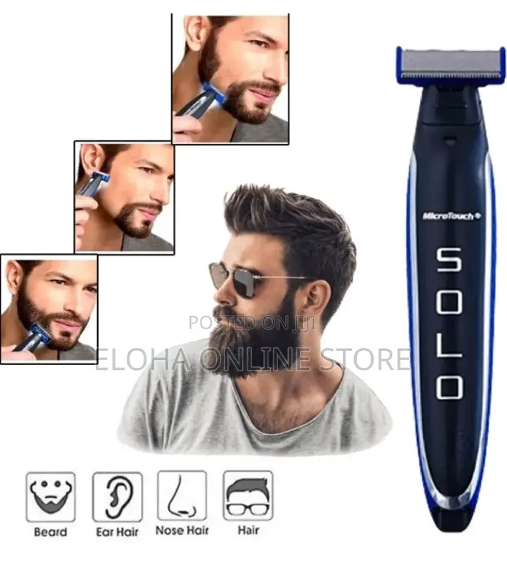 Black Micro Touch Solo Trimmer for Men