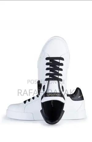 Original White Casual Dolce Gabbana DG Pearl Logo Sneakers
