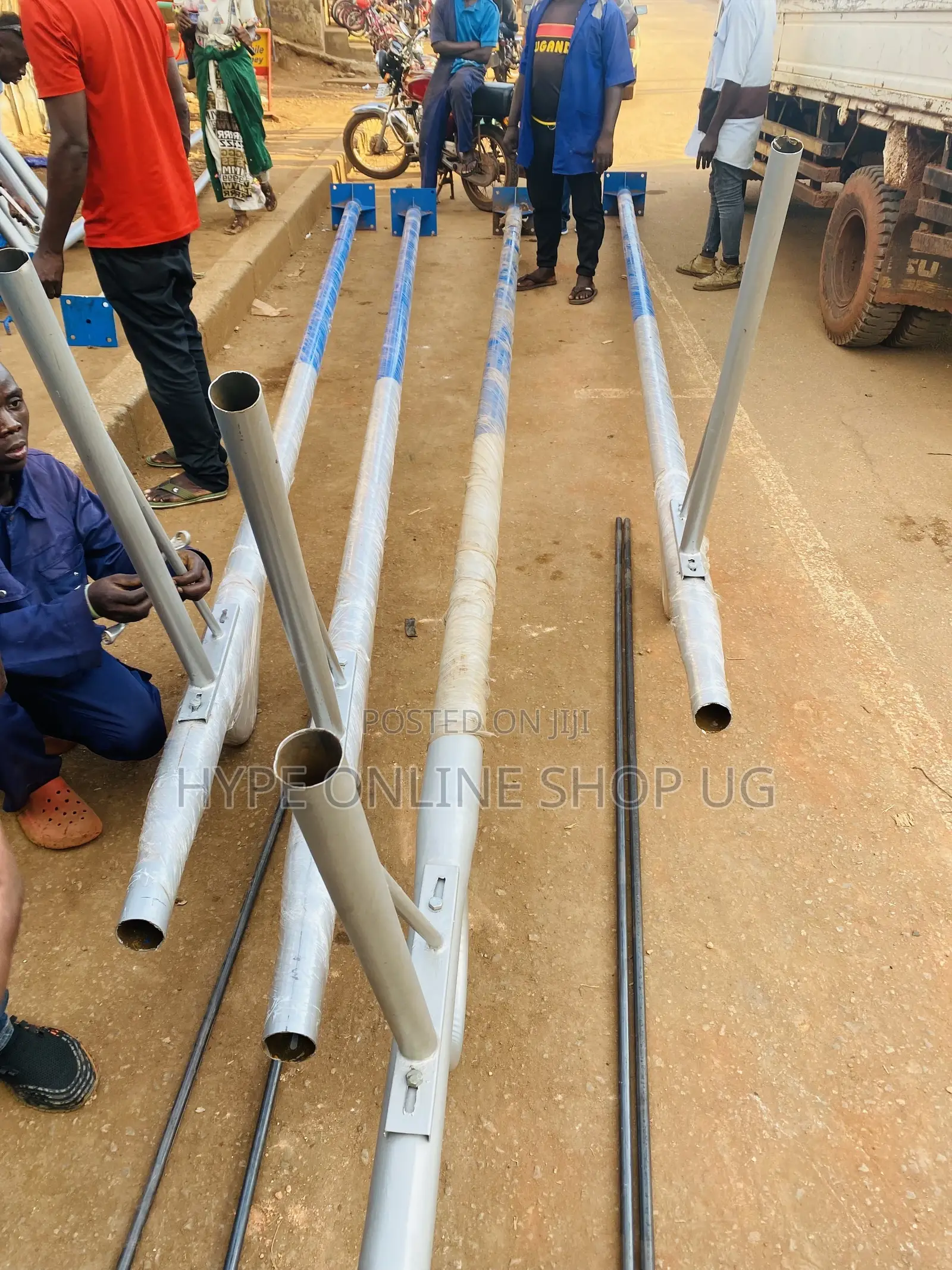 Concrete 6,7 Meters Solar Light Poles Ug