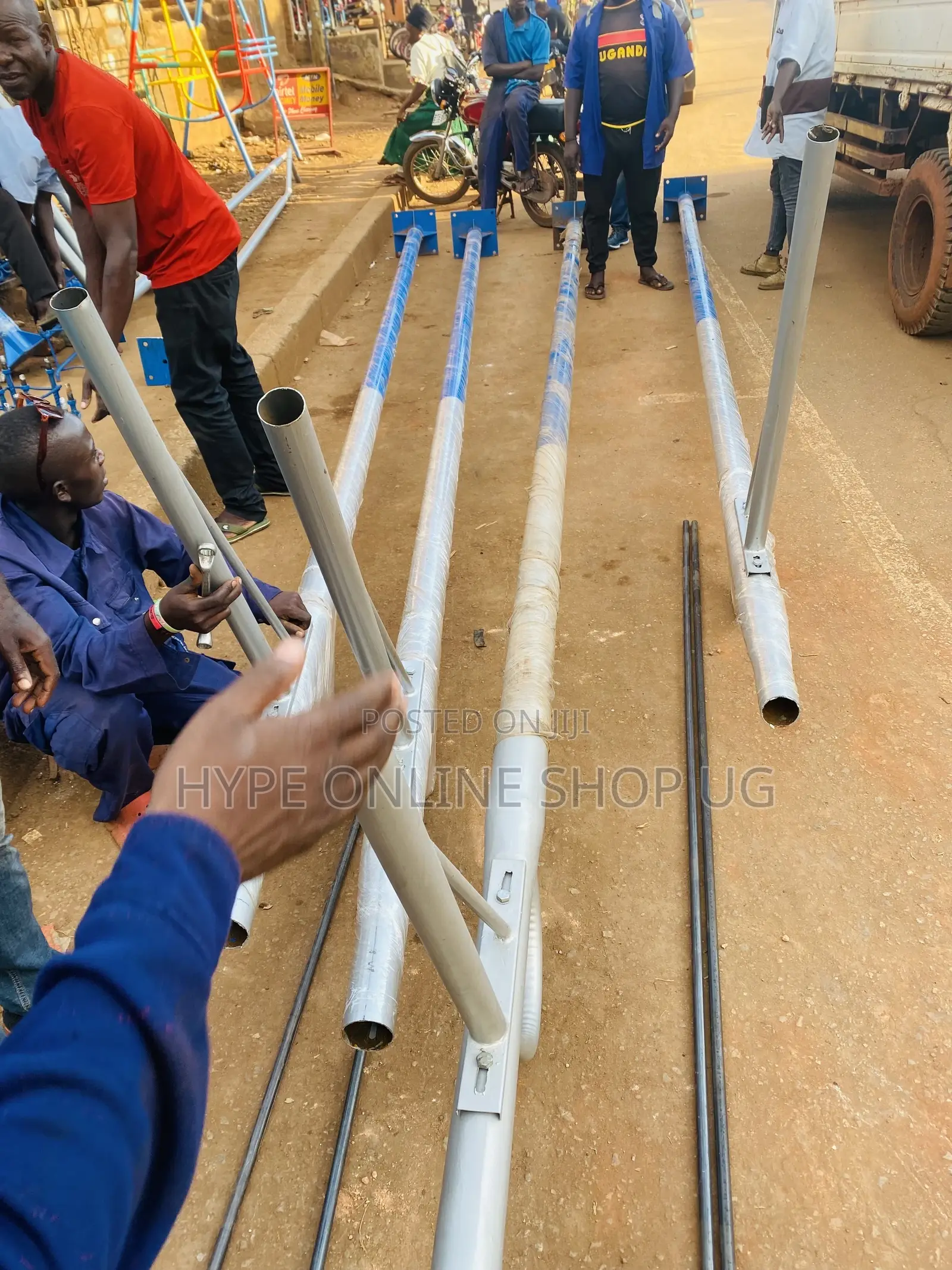 Concrete 6,7 Meters Solar Light Poles Ug