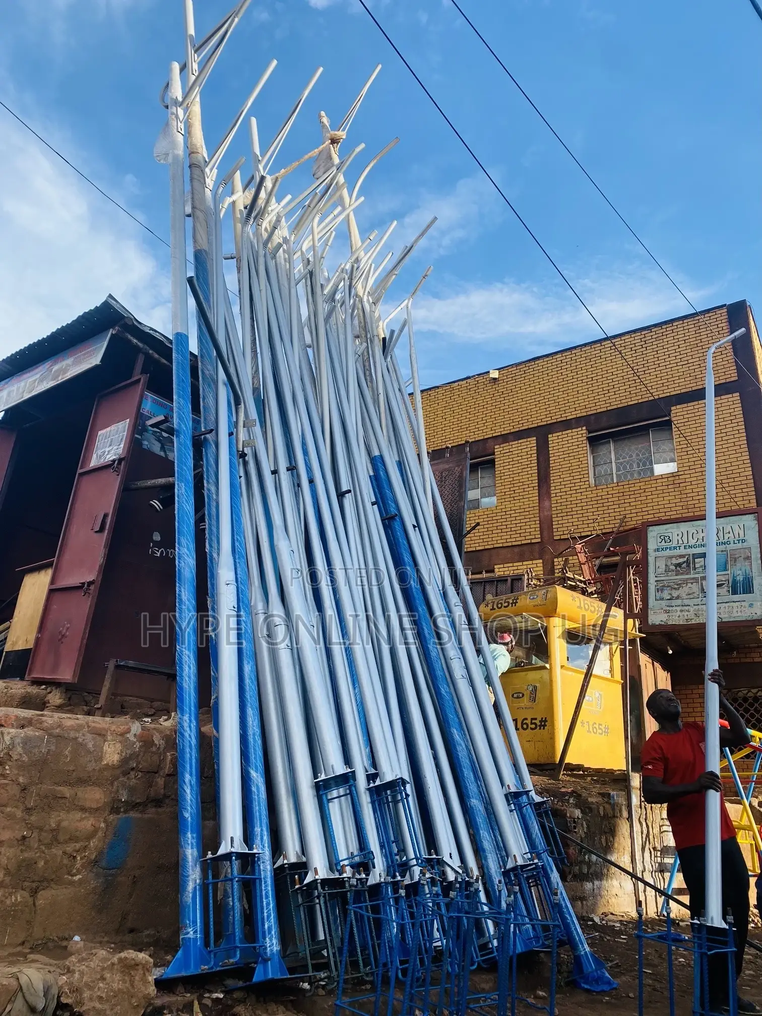 Solar Lights Energy Poles