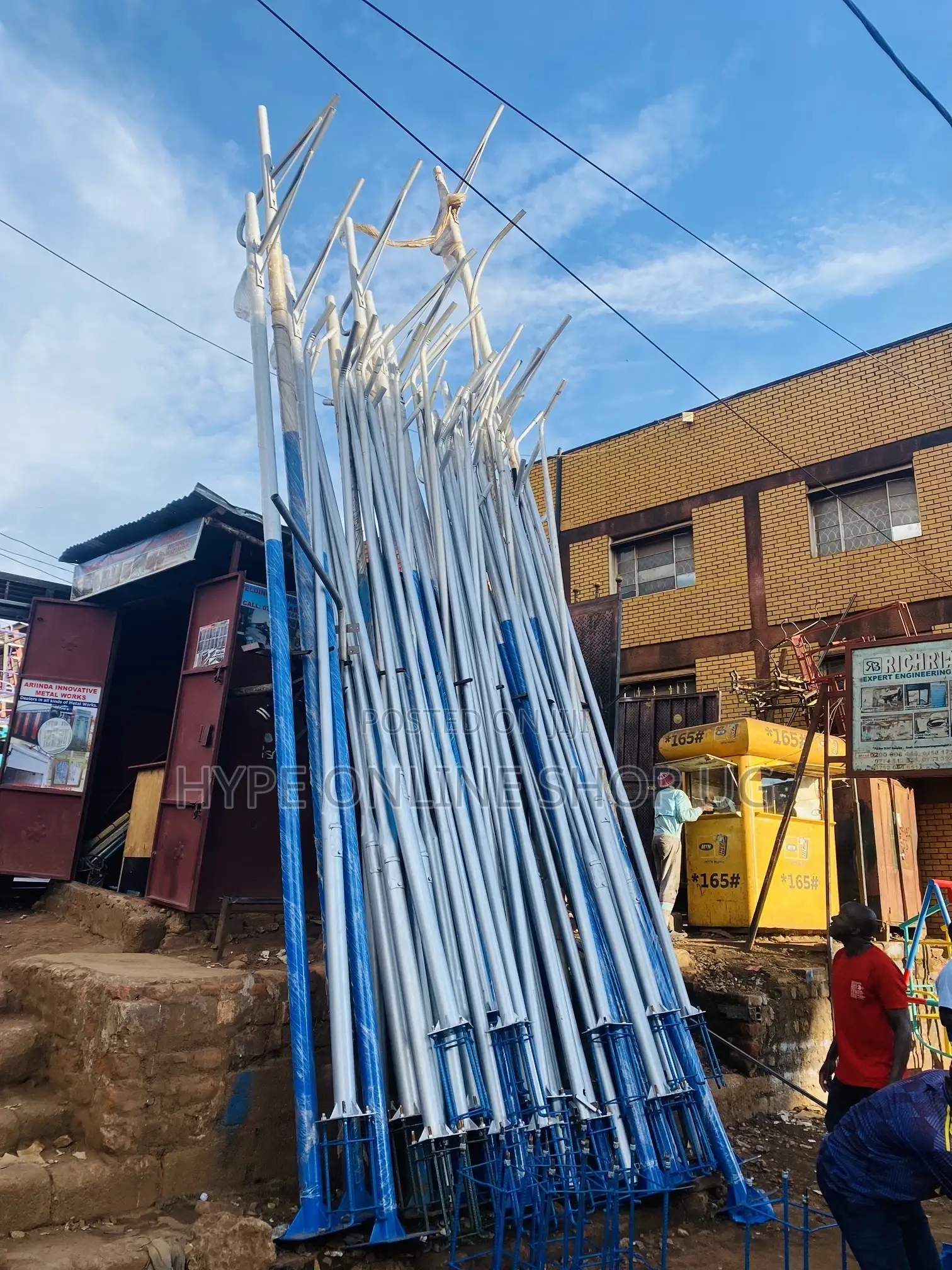 Solar Lights Energy Poles