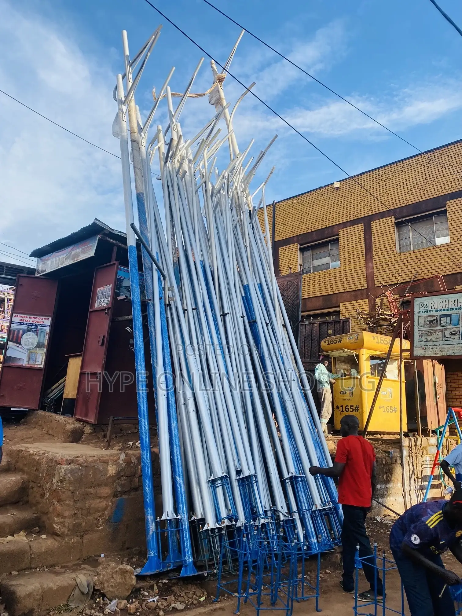 Solar Lights Energy Poles