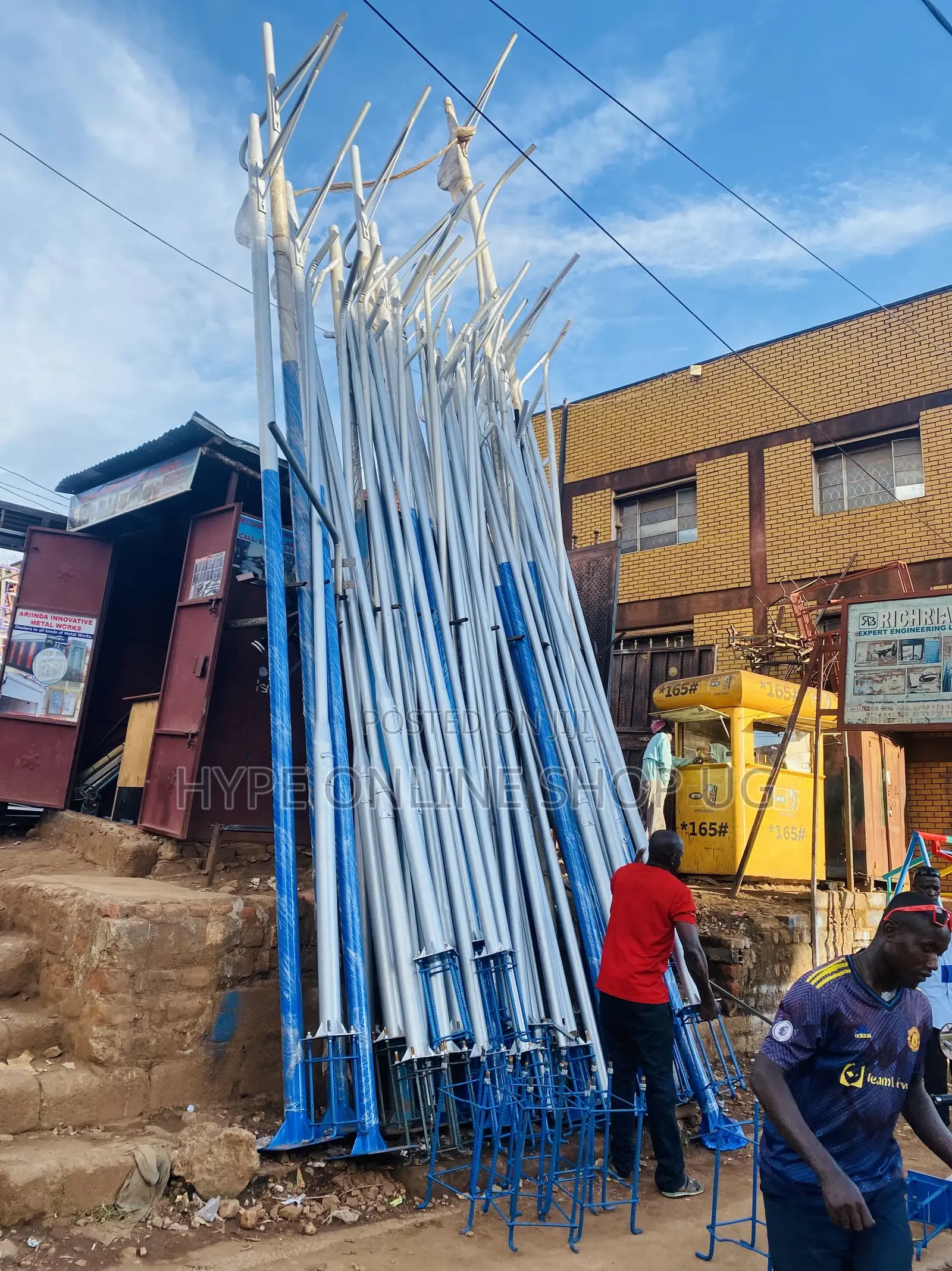 Solar Lights Energy Poles