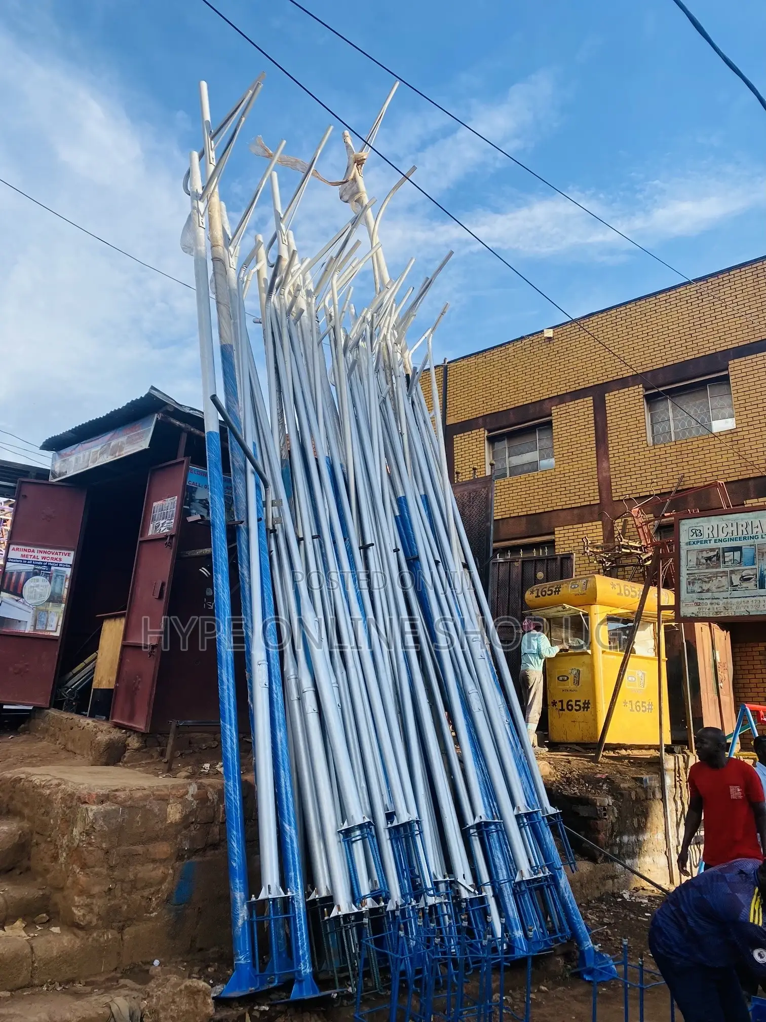 5meter Standard Solar Light Poles