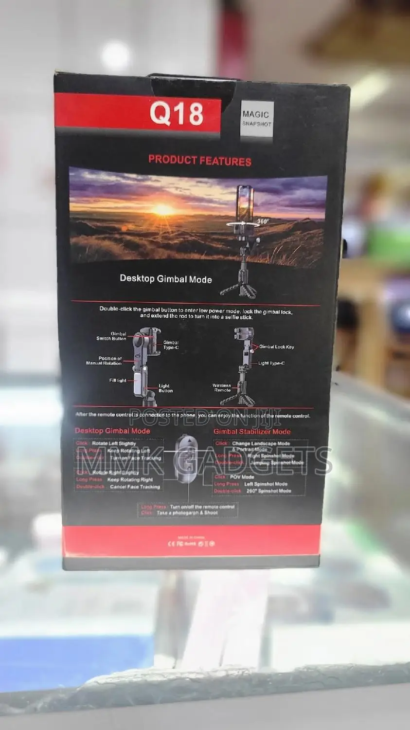 Gimbal Stabilizer Q18