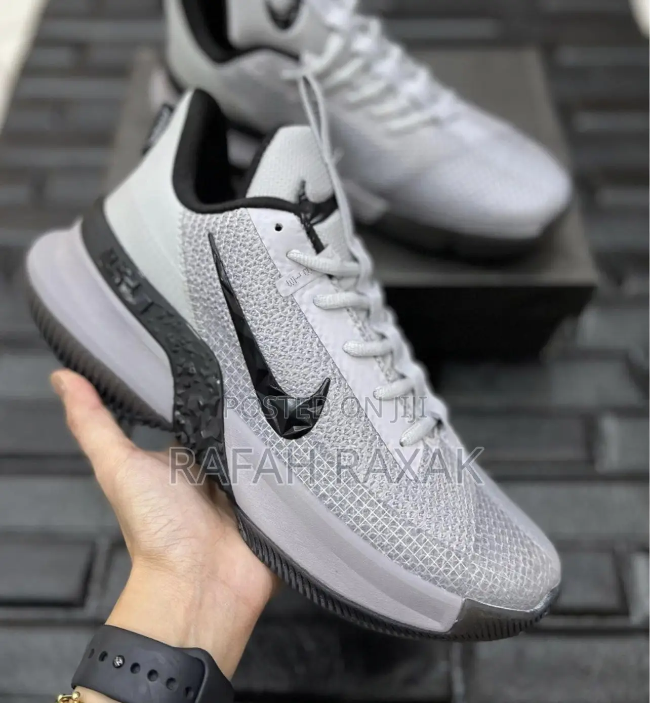 Original Grey Nike Lebron Ambassador 13 Basketball Shoes