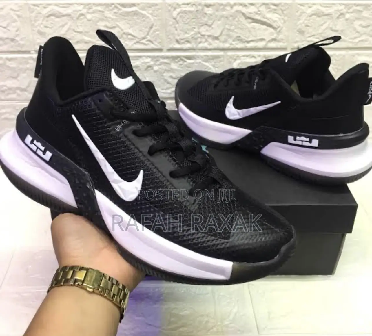 Original Black Nike Lebron Ambassador 13 Basketball Shoes