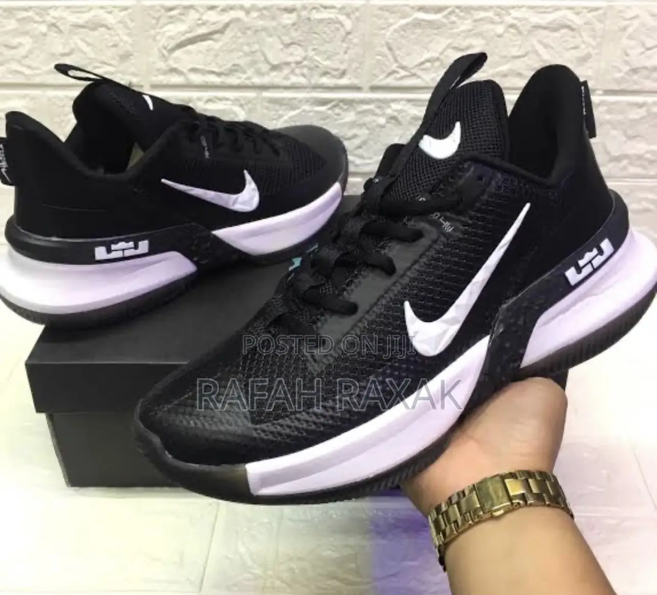 Original Black Nike Lebron Ambassador 13 Basketball Shoes