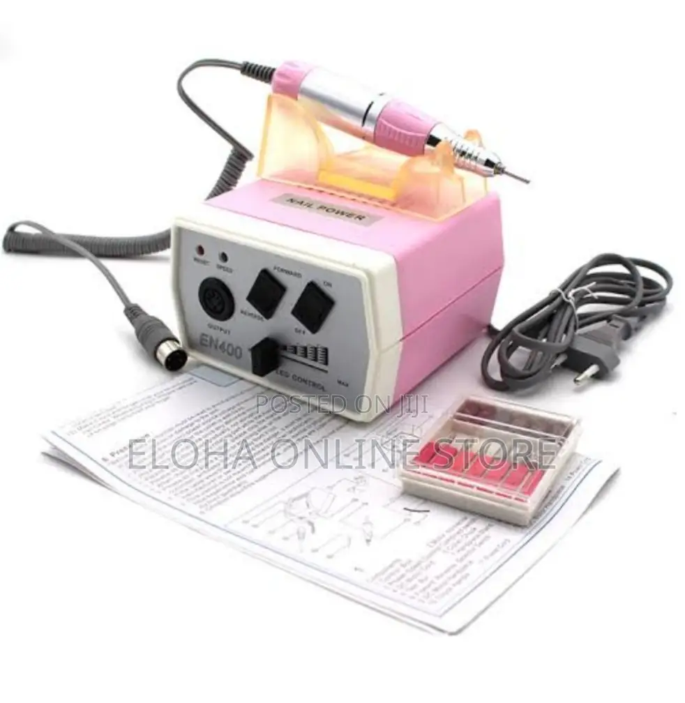 Electric Nail Drill With 6 Grinder Bits
