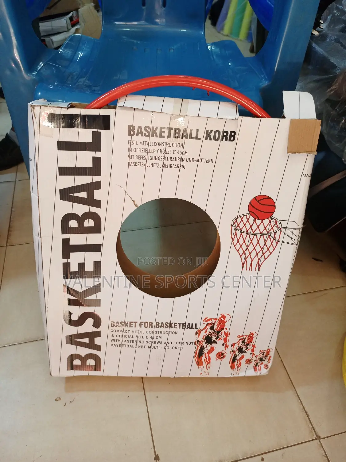 Basketball Ring With Net Original Material