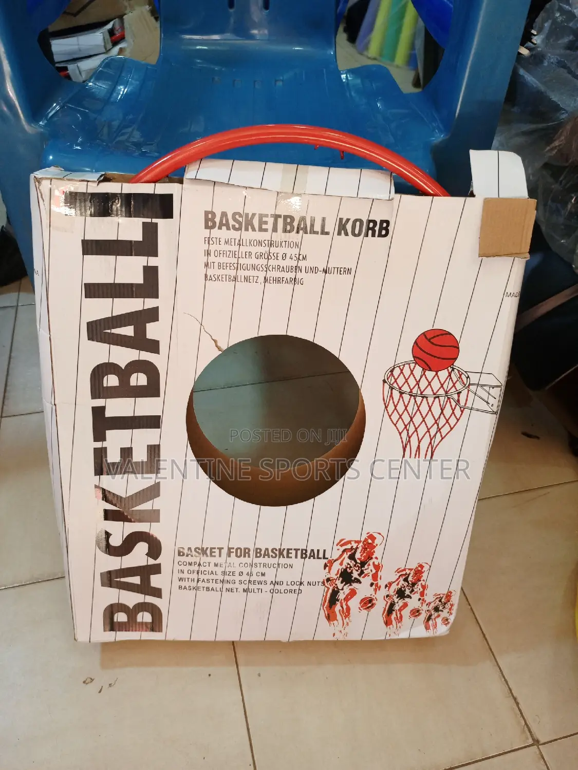Basketball Ring With Net Original Material